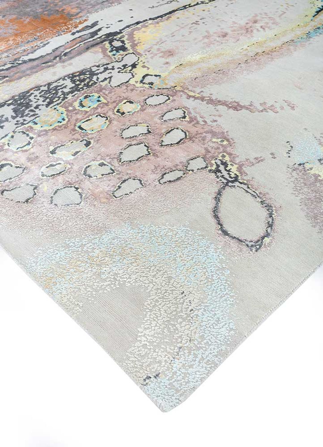Alfombra de diseño - 450 x 360 cm - plata