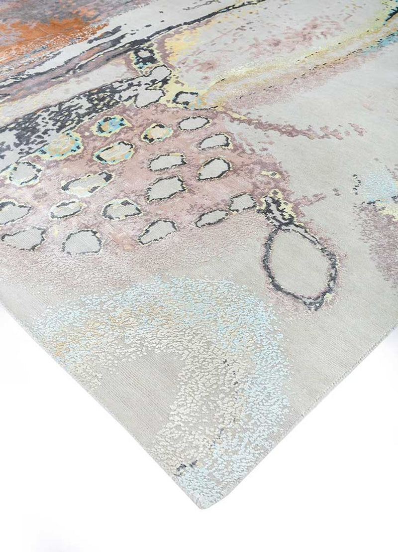 Alfombra de diseño - 450 x 360 cm - plata