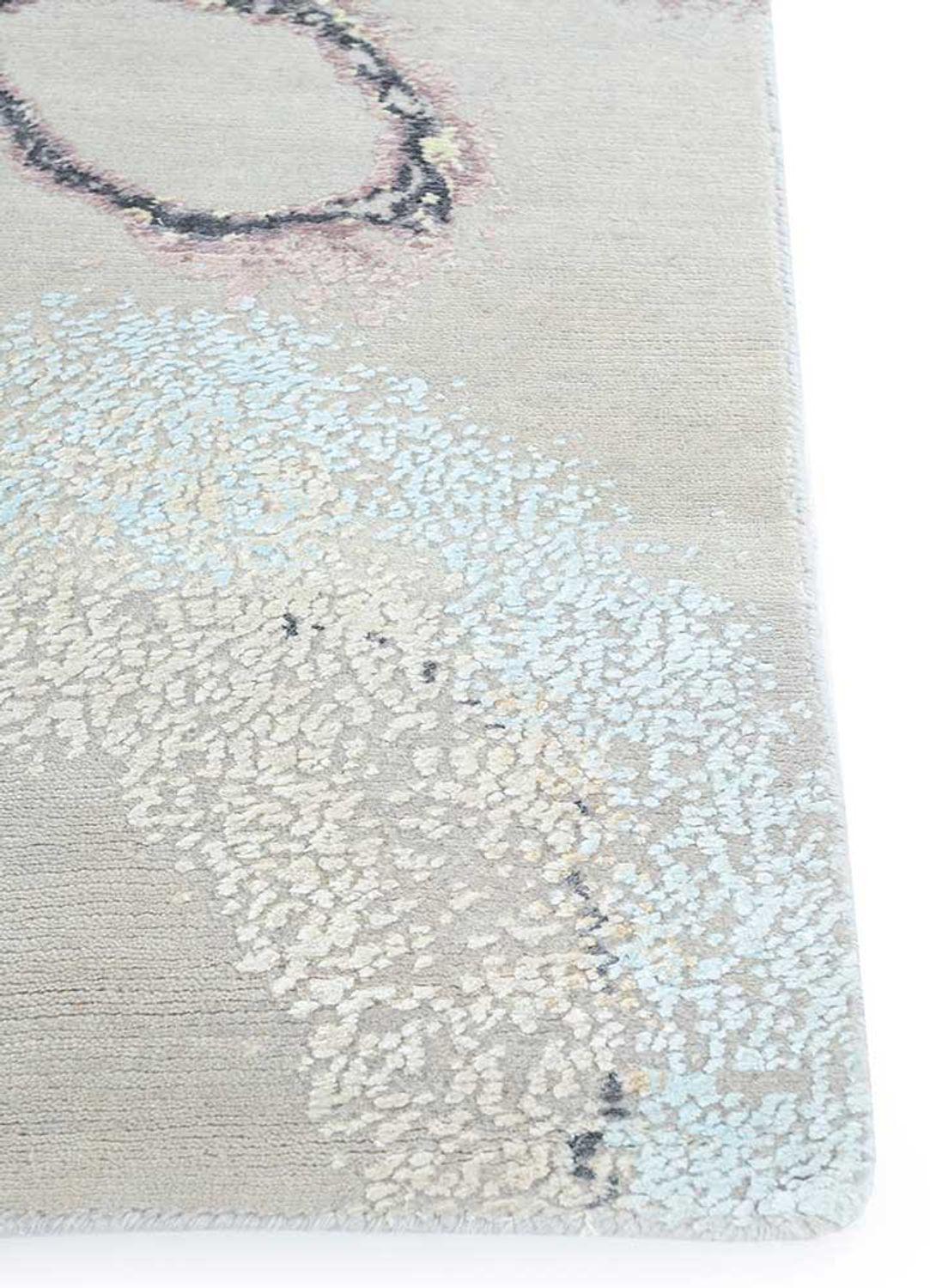 Alfombra de diseño - 450 x 360 cm - plata