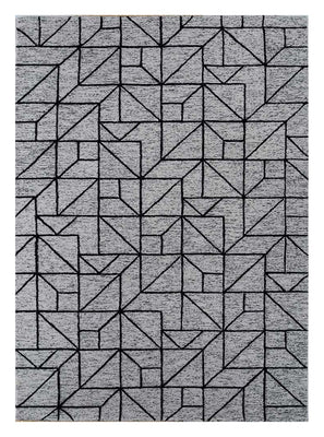 Alfombra de lana - 330 x 240 cm - gris
