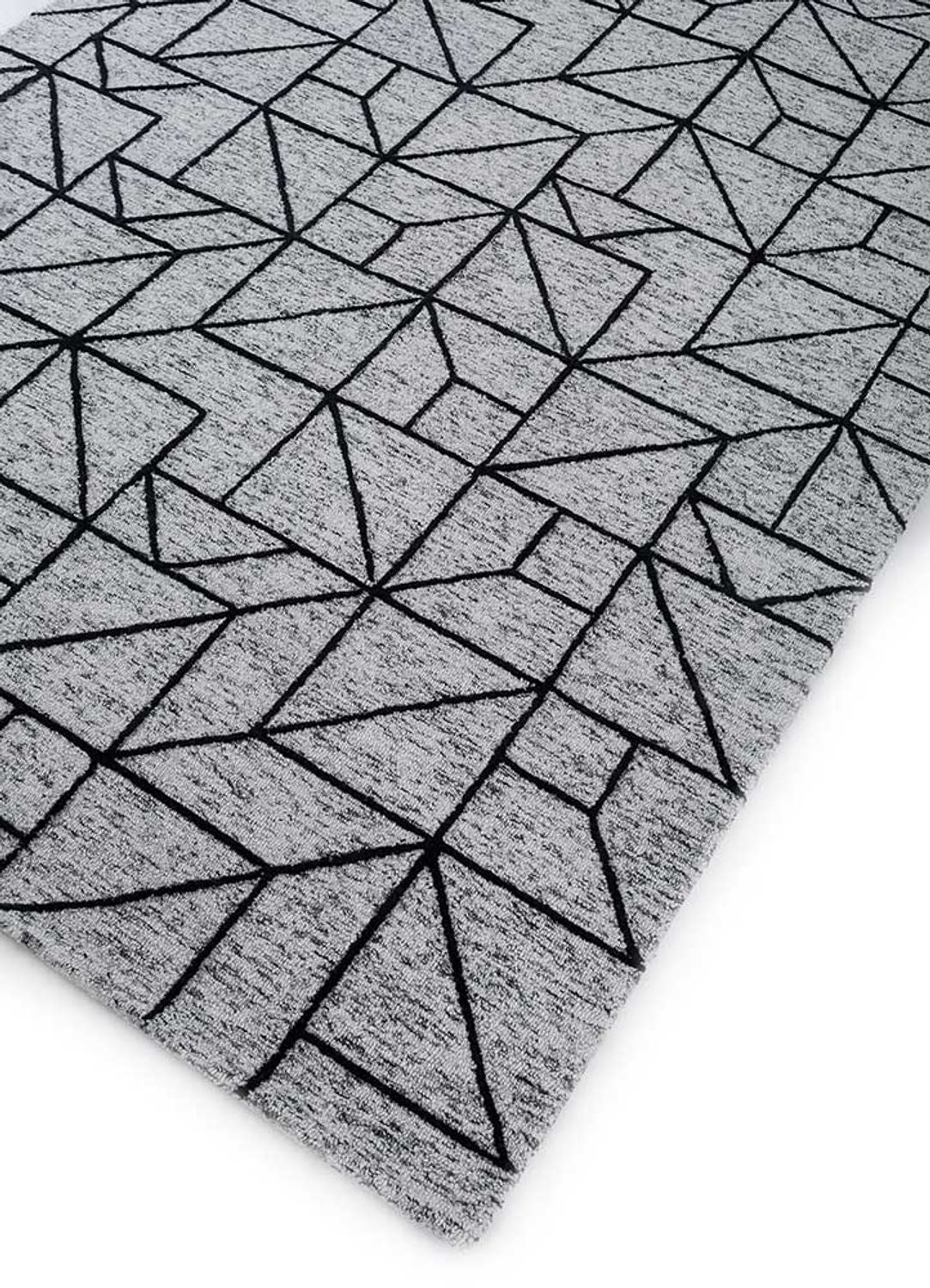 Alfombra de lana - 330 x 240 cm - gris