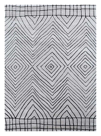 Alfombra de lana - 330 x 240 cm - gris claro
