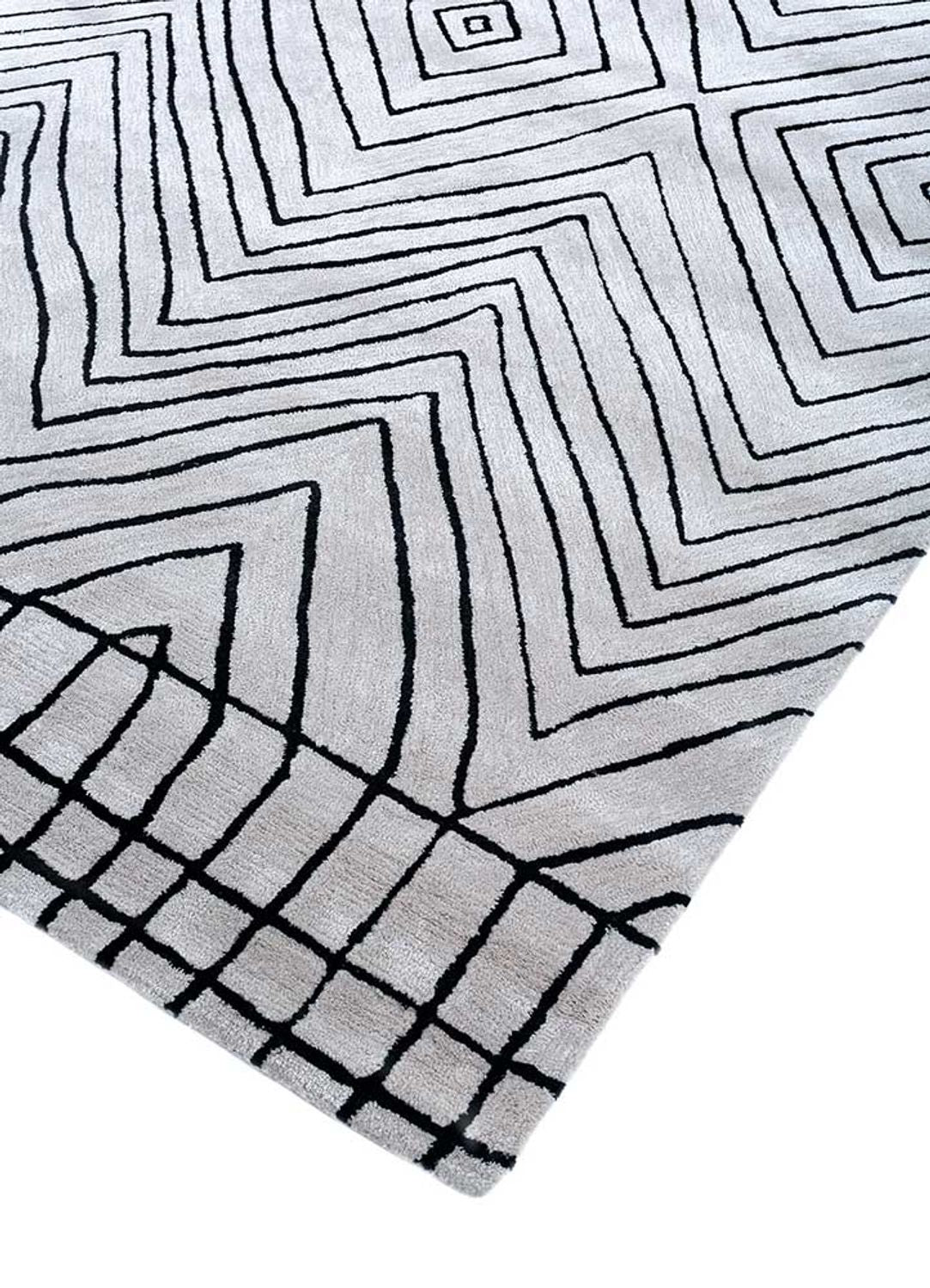 Alfombra de lana - 330 x 240 cm - gris claro