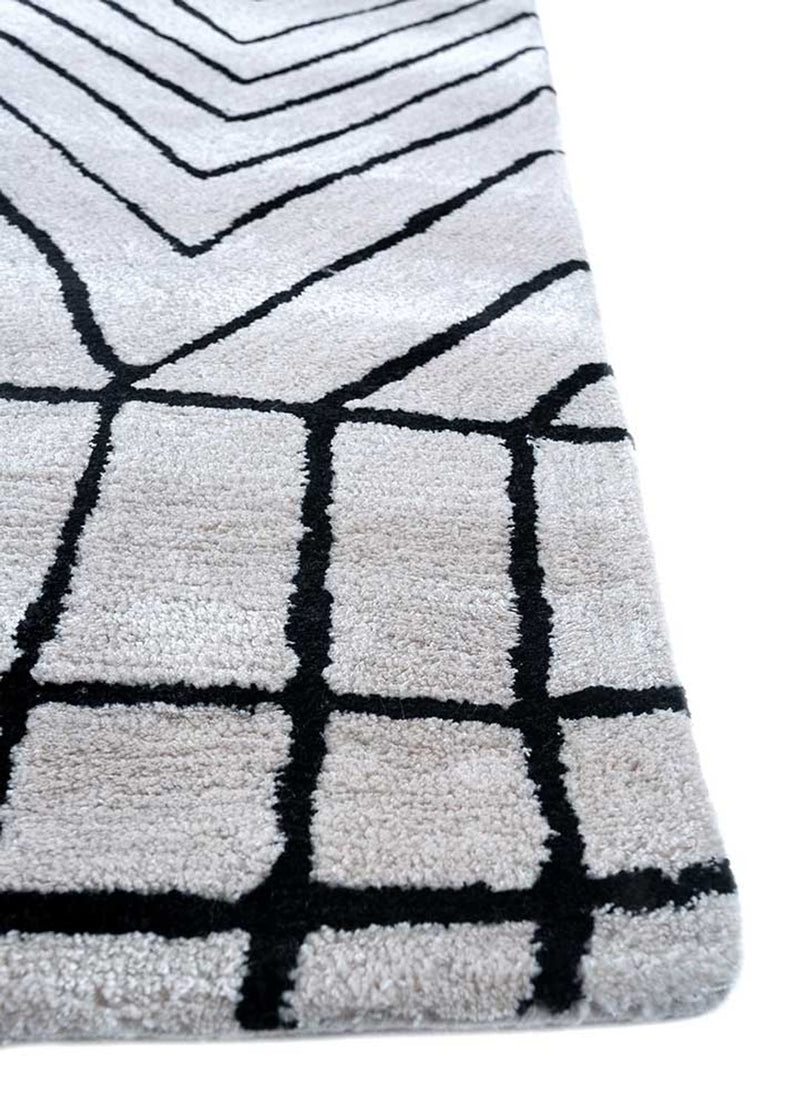 Alfombra de lana - 330 x 240 cm - gris claro