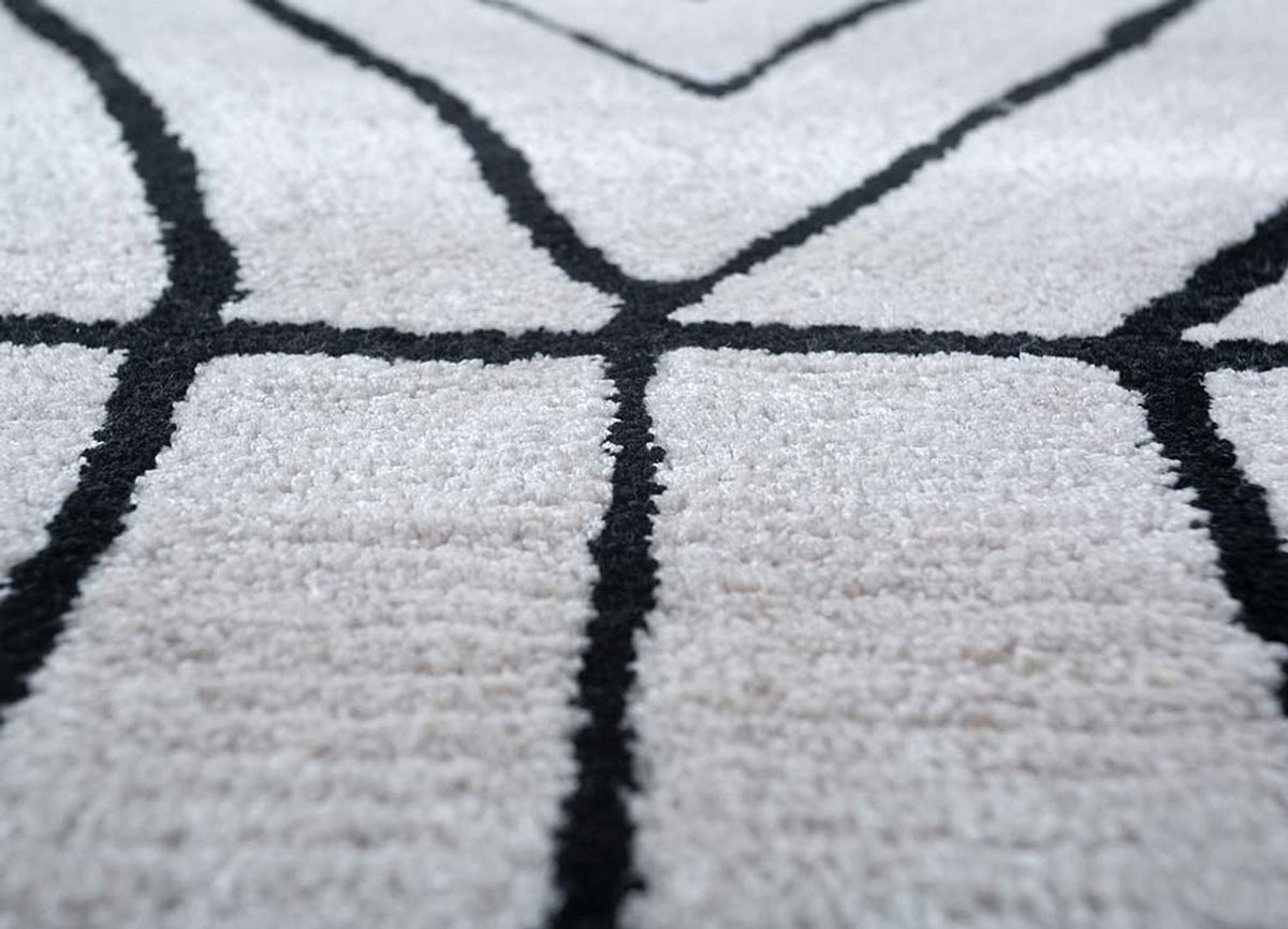 Alfombra de lana - 330 x 240 cm - gris claro