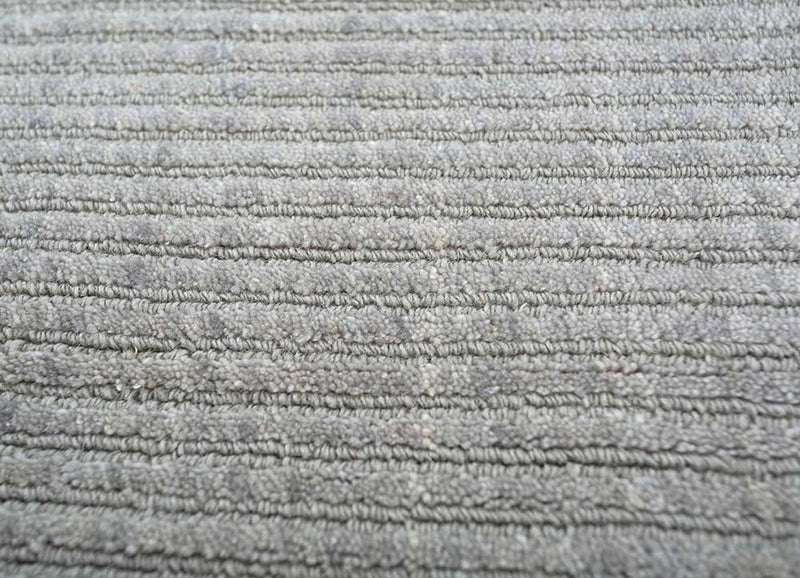 Alfombra de lana - 240 x 150 cm - gris claro