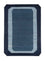 Alfombra de sisal forma especial  - 270 x 180 cm - azul