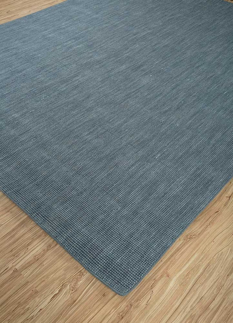 Alfombra de lana - 300 x 240 cm - azul marino