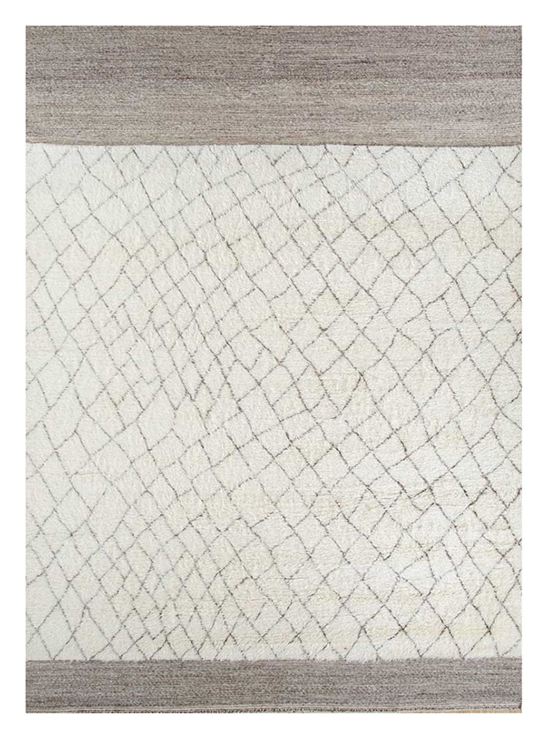 Alfombra de lana - 300 x 240 cm - crema