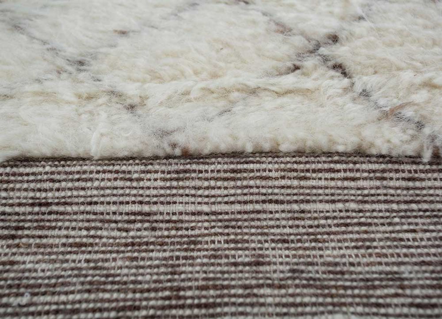 Alfombra de lana - 300 x 240 cm - crema