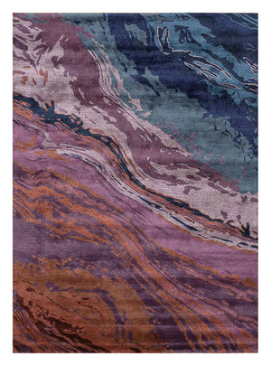 Alfombra de lana - 270 x 180 cm - multicolor