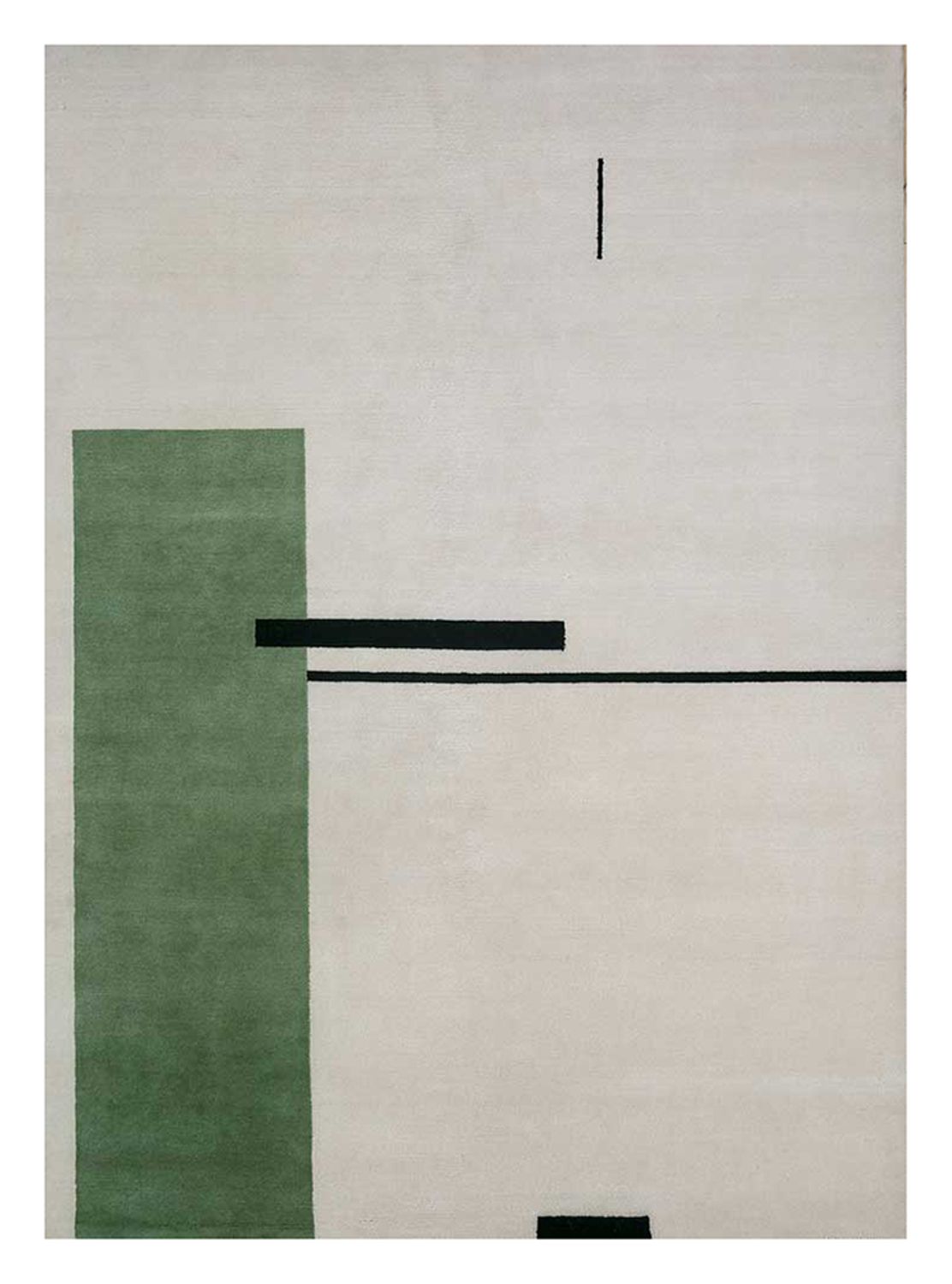 Alfombra de lana - 270 x 180 cm - gris claro