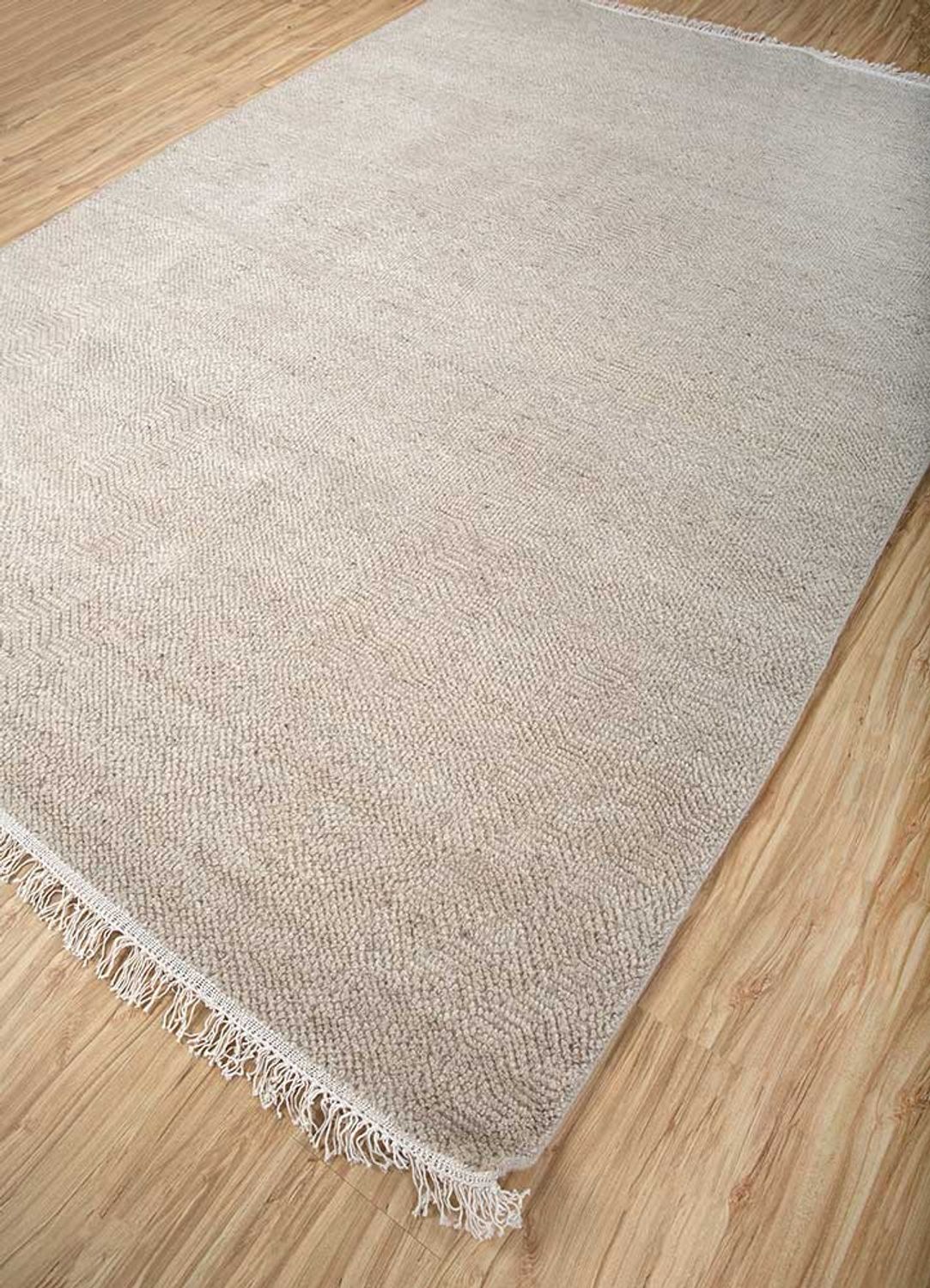 Alfombra de lana - 270 x 180 cm - crema
