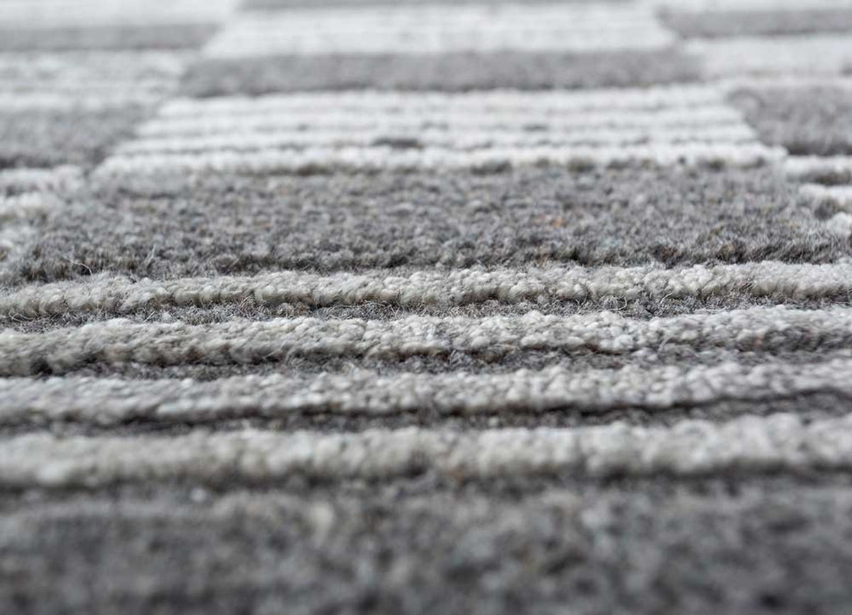 Alfombra - 300 x 240 cm - blanco y negro