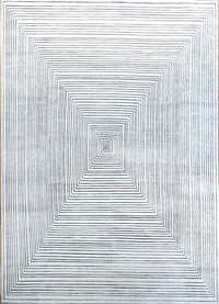 Alfombra de viscosa - 420 x 300 cm - crema