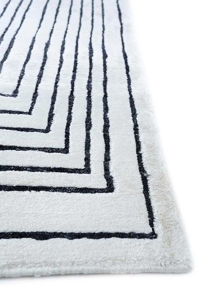 Alfombra de viscosa - 420 x 300 cm - crema