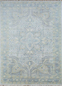 Alfombra de lana - 270 x 180 cm - azul claro