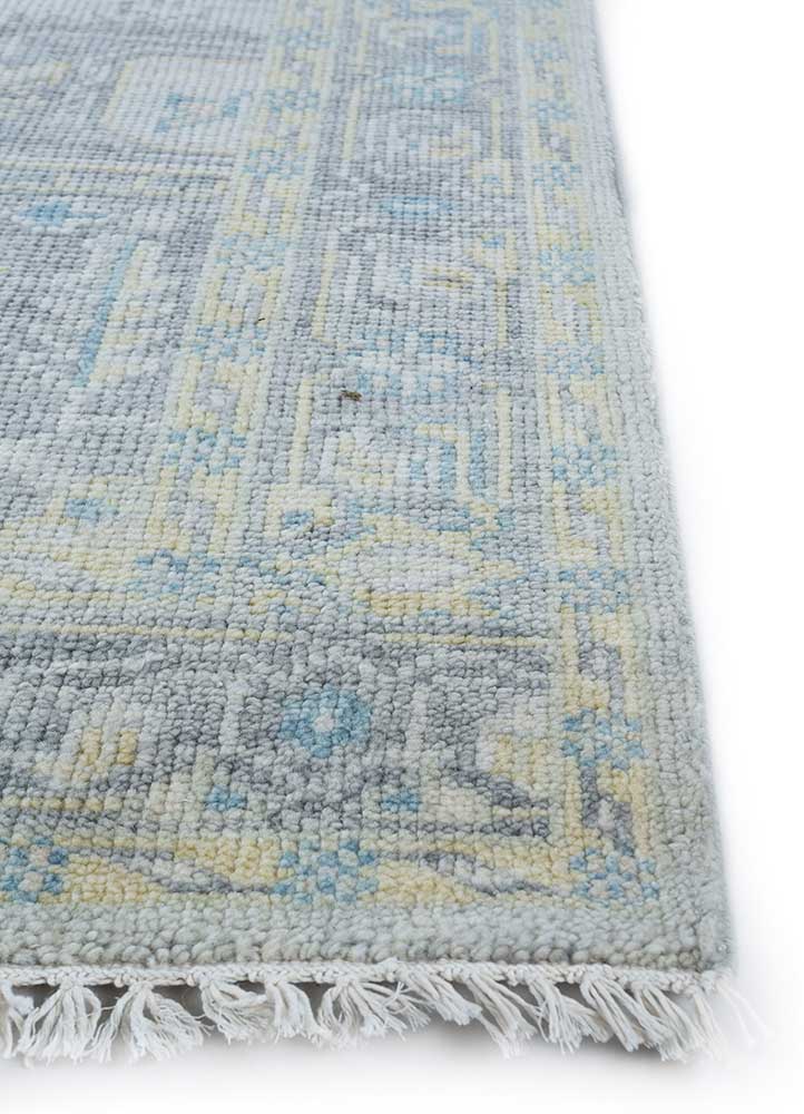 Alfombra de lana - 270 x 180 cm - azul claro