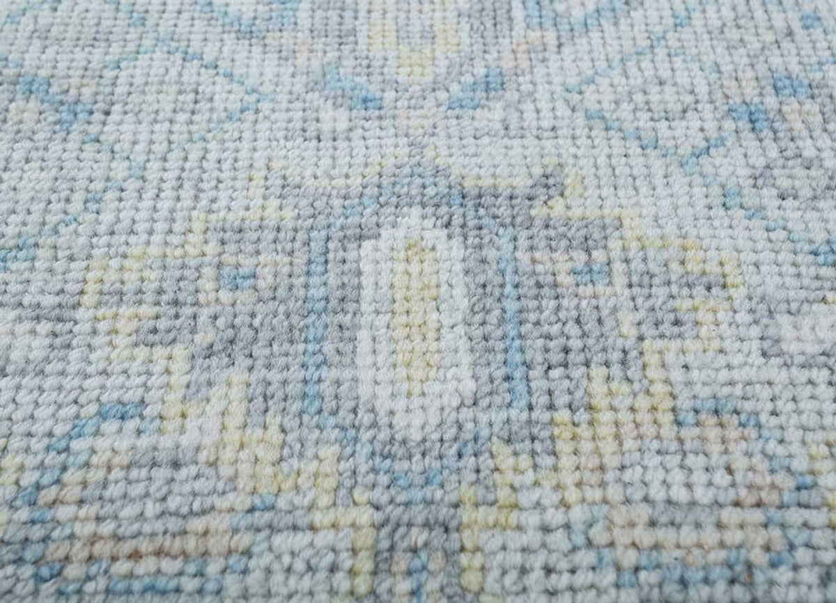 Alfombra de lana - 270 x 180 cm - azul claro