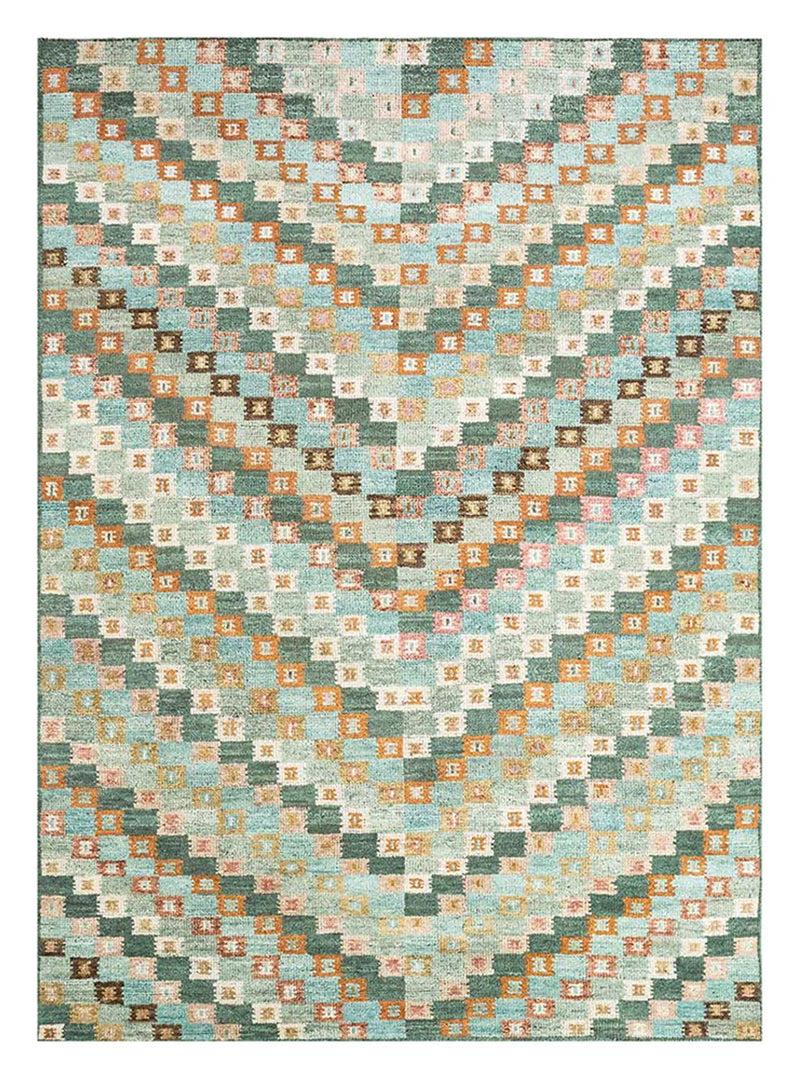 Alfombra de lana - 270 x 180 cm - naranja