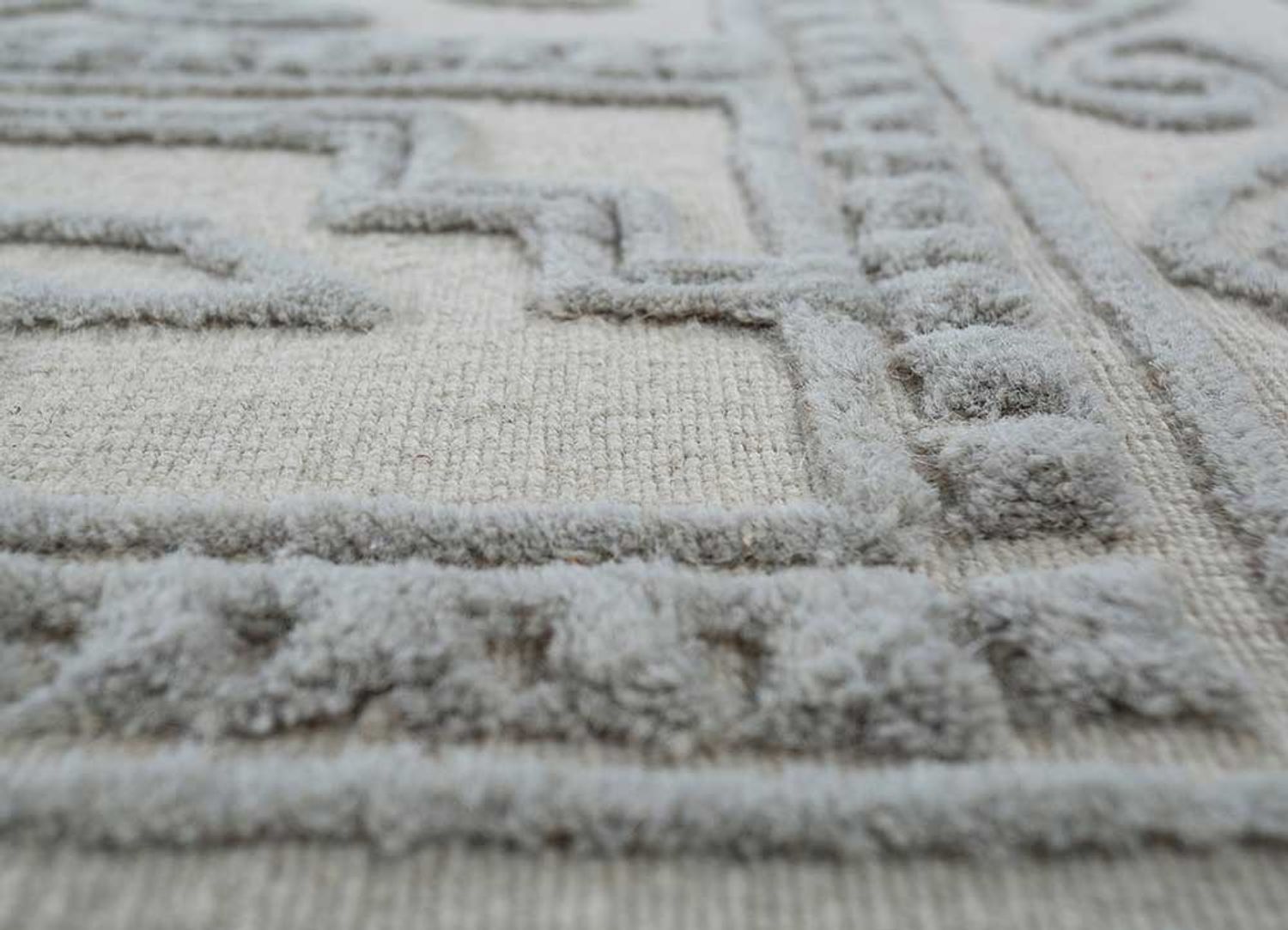 Alfombra de lana - 270 x 180 cm - crema
