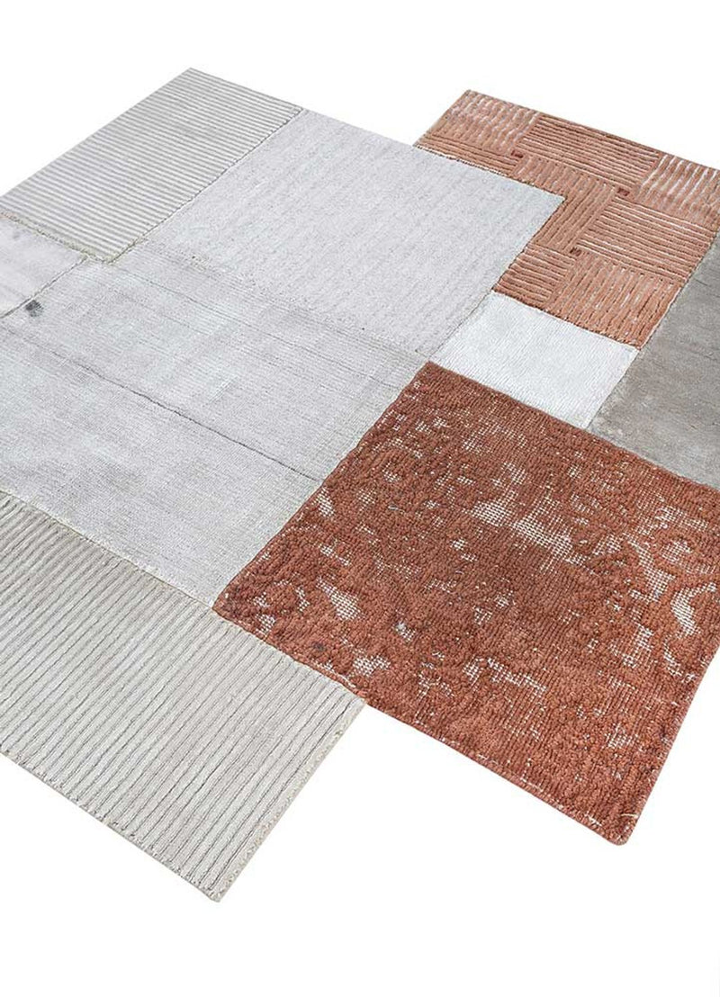 Alfombra de lana forma especial  - 180 x 150 cm - crema