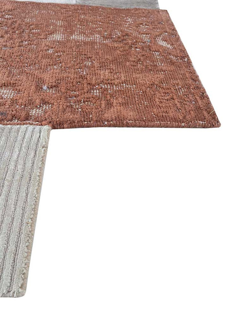 Alfombra de lana forma especial  - 180 x 150 cm - crema
