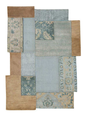 Alfombra de lana forma especial  - 180 x 120 cm - multicolor
