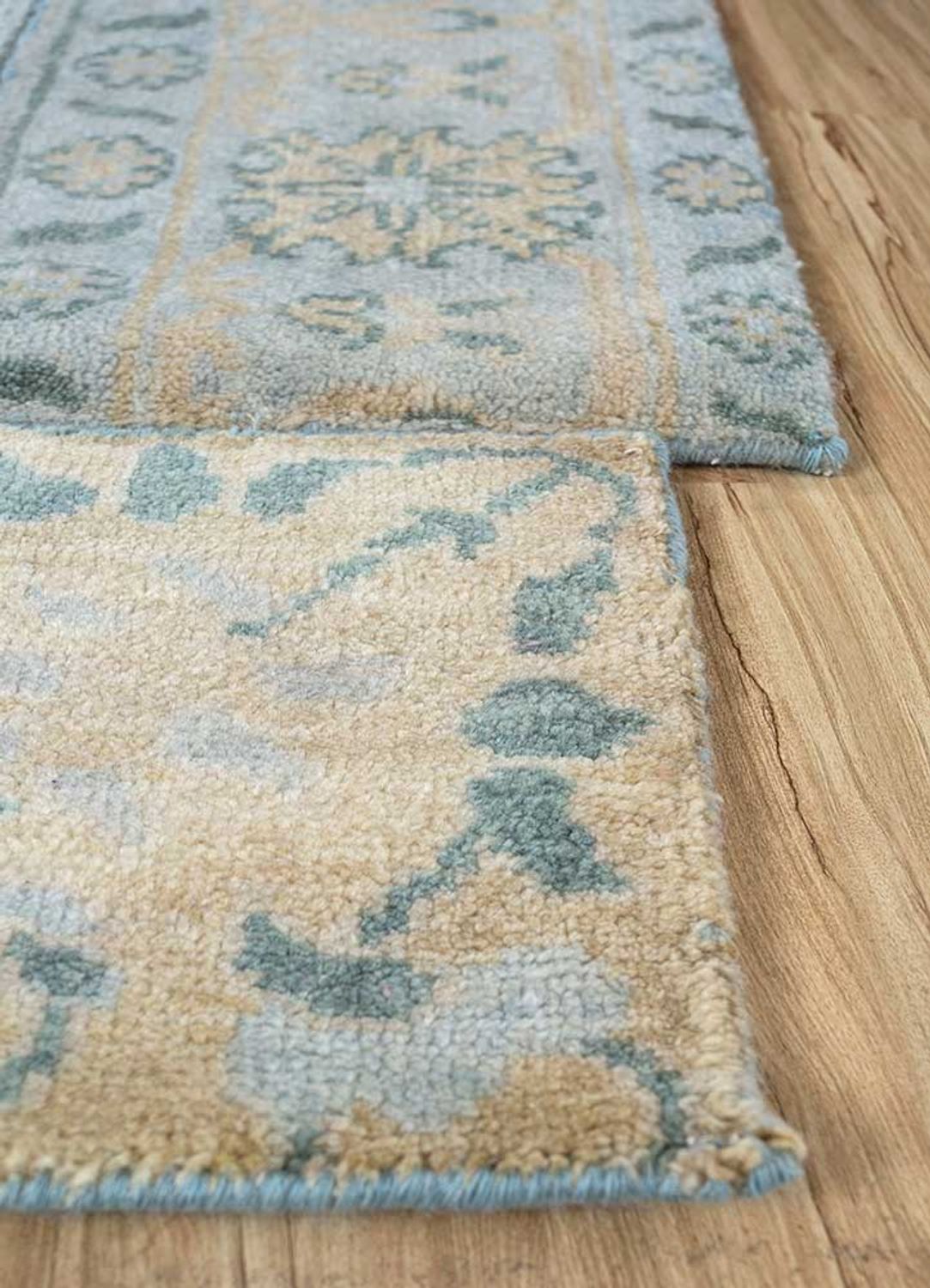 Alfombra de lana forma especial  - 180 x 120 cm - multicolor