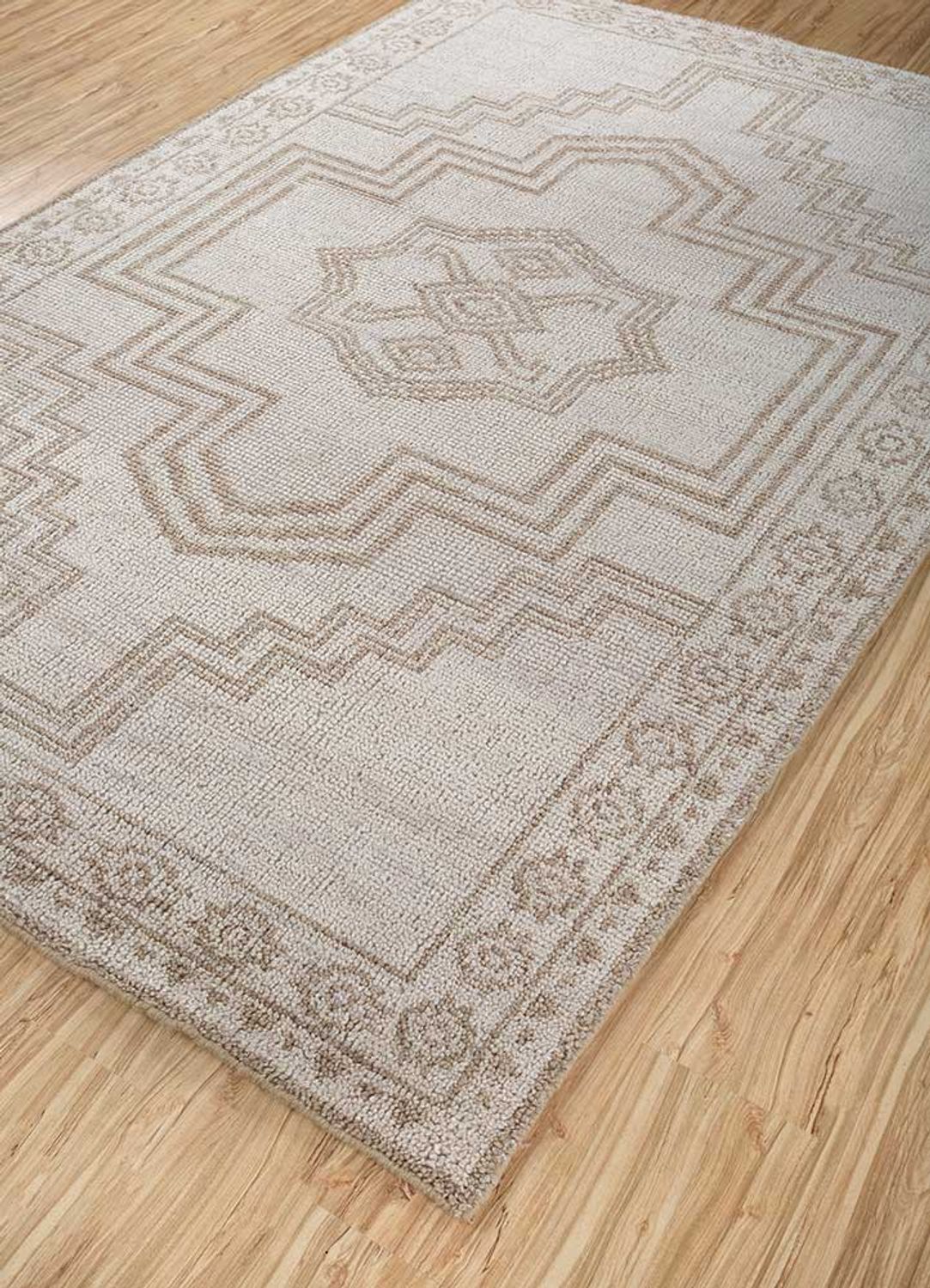 Alfombra de lana - 270 x 180 cm - crema
