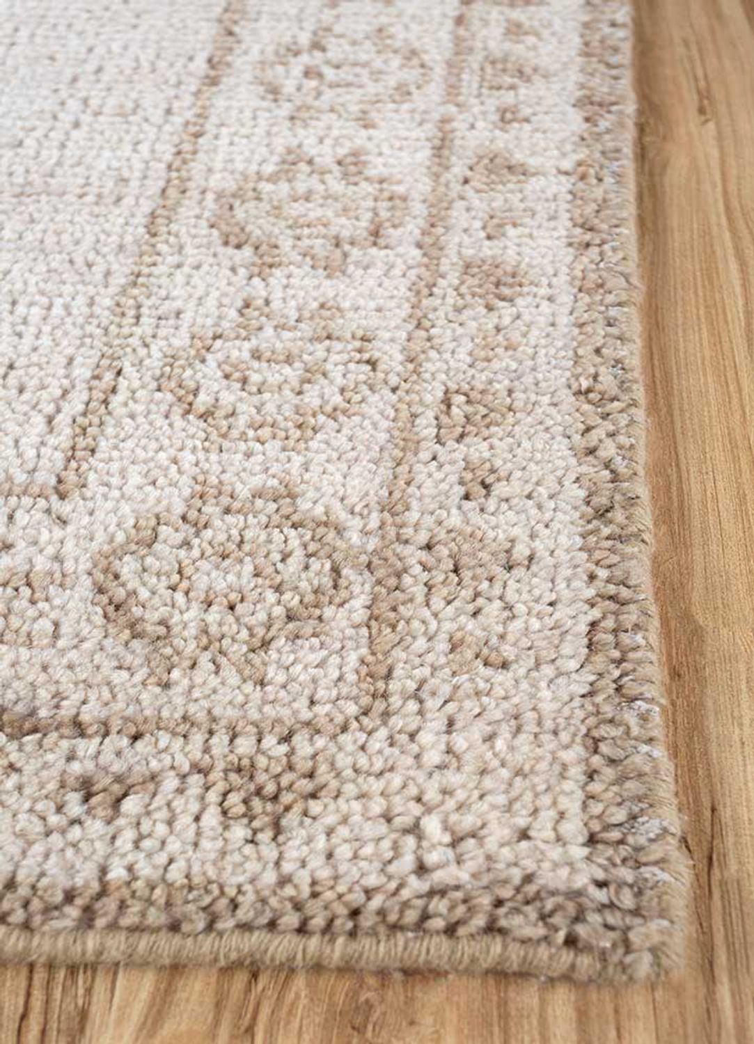 Alfombra de lana - 270 x 180 cm - crema