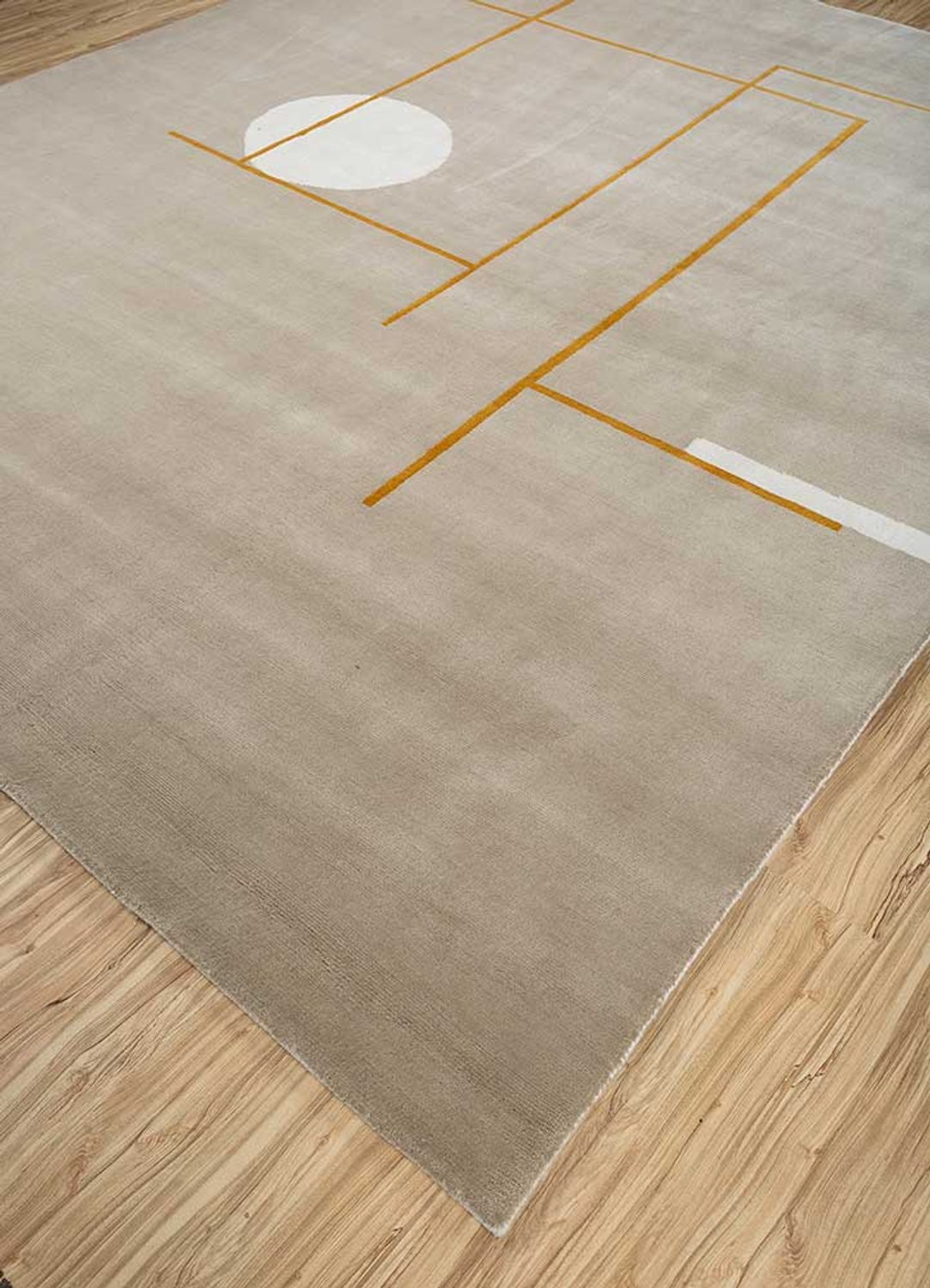 Alfombra de lana - 300 x 240 cm - beige oscuro