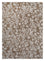Alfombra de lana - 270 x 180 cm - blanco y negro