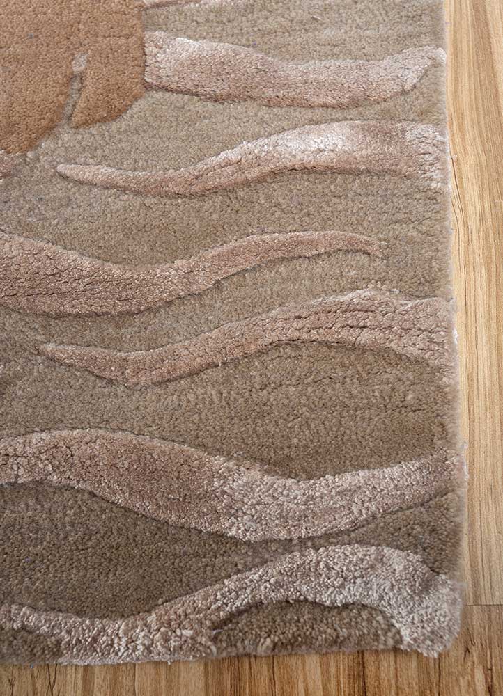 Alfombra de lana - 270 x 180 cm - beige