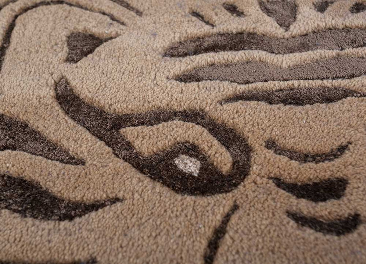 Alfombra de lana - 270 x 180 cm - beige