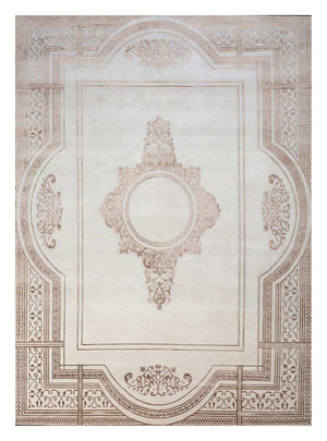 Alfombra de lana - 270 x 180 cm - gris claro