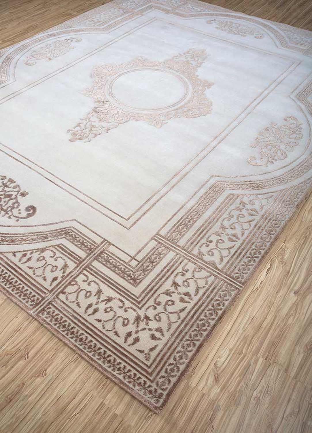Alfombra de lana - 270 x 180 cm - gris claro