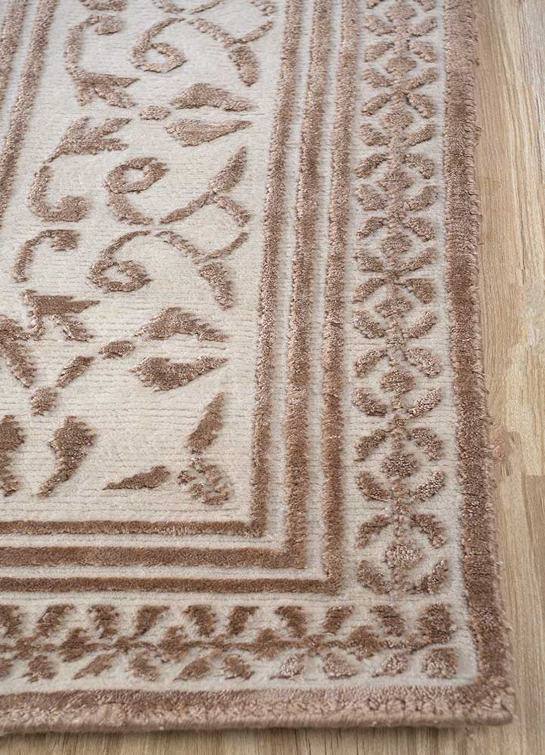 Alfombra de lana - 270 x 180 cm - gris claro