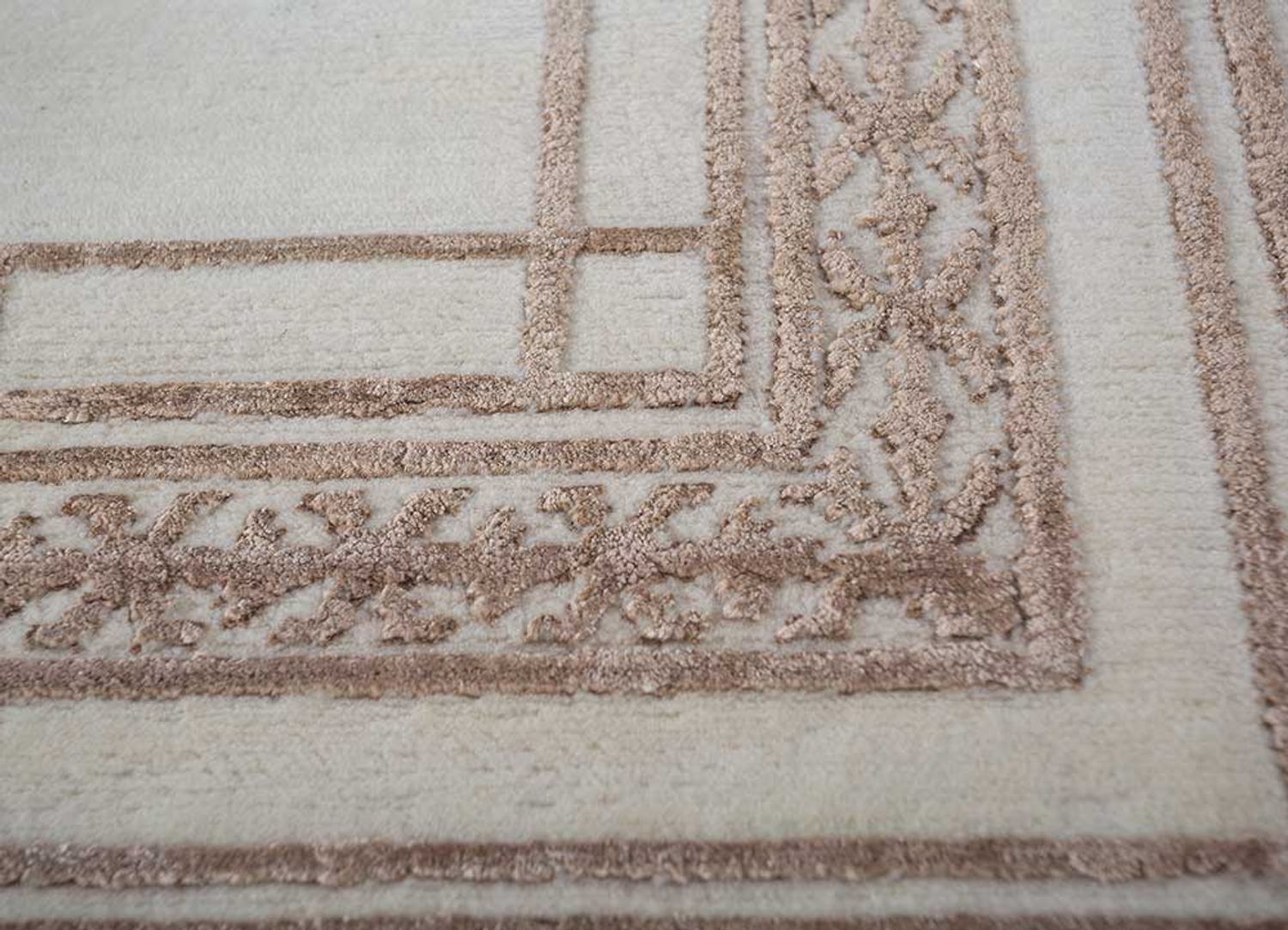 Alfombra de lana - 270 x 180 cm - gris claro
