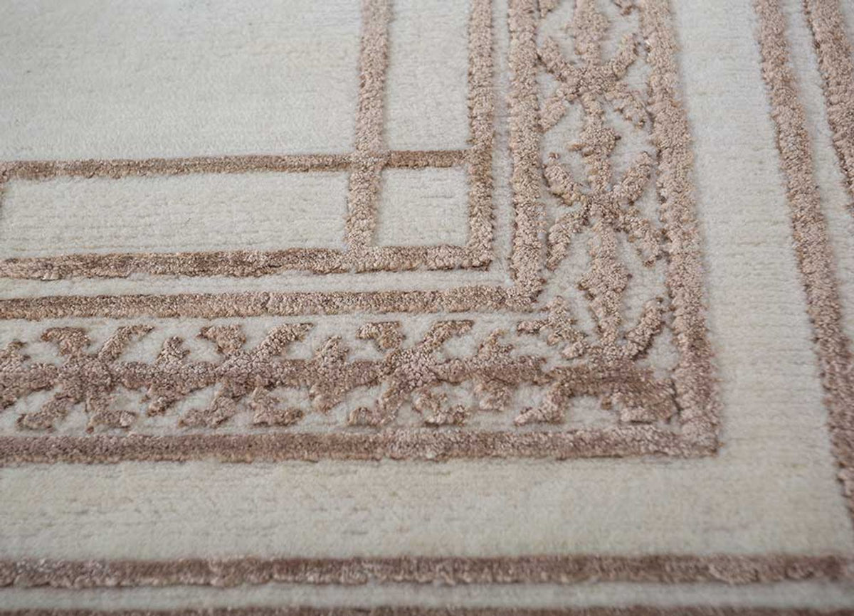 Alfombra de lana - 270 x 180 cm - gris claro