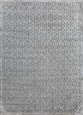 Alfombra de lana - 240 x 150 cm - gris claro