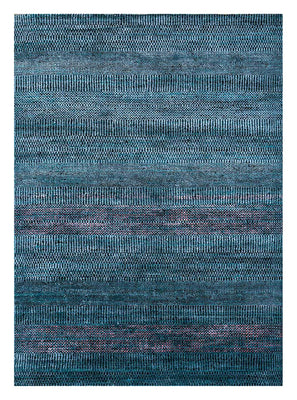 Alfombra de lana - 270 x 180 cm - azul oscuro