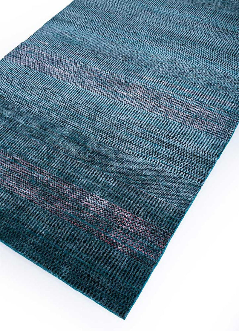 Alfombra de lana - 270 x 180 cm - azul oscuro