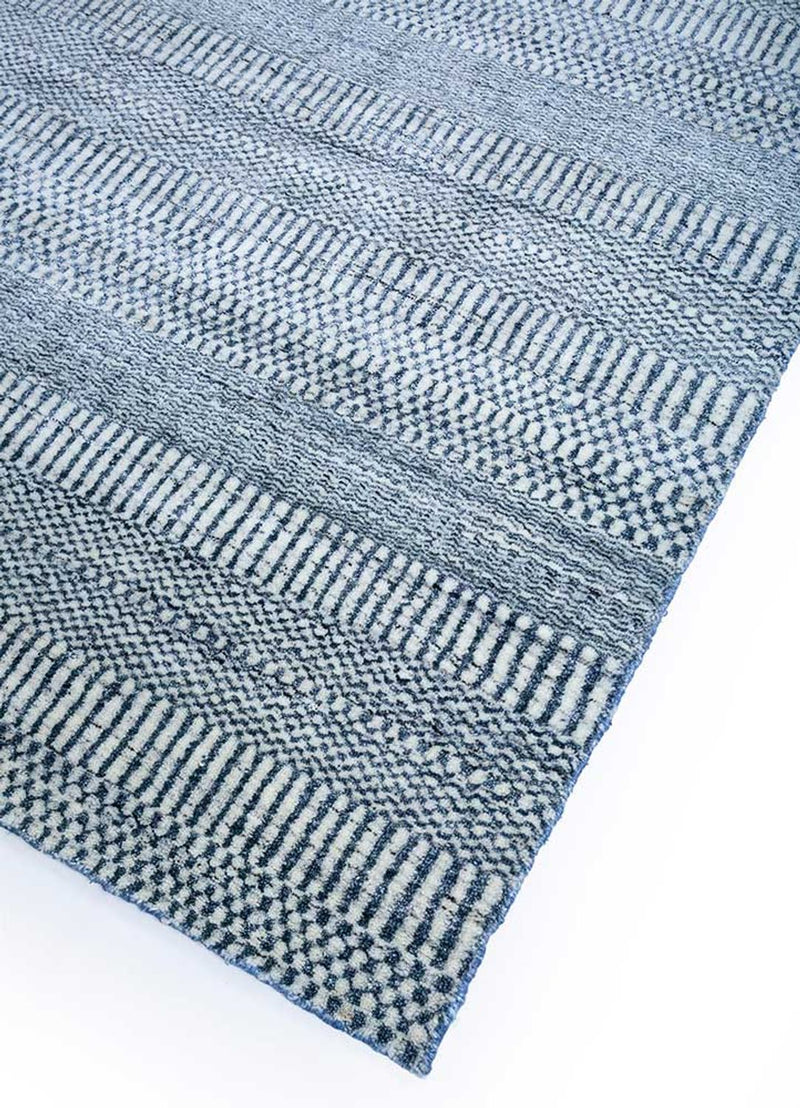 Alfombra de lana - 270 x 180 cm - azul