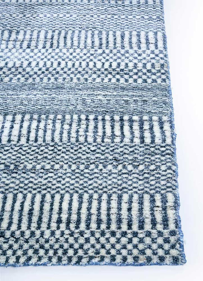 Alfombra de lana - 270 x 180 cm - azul