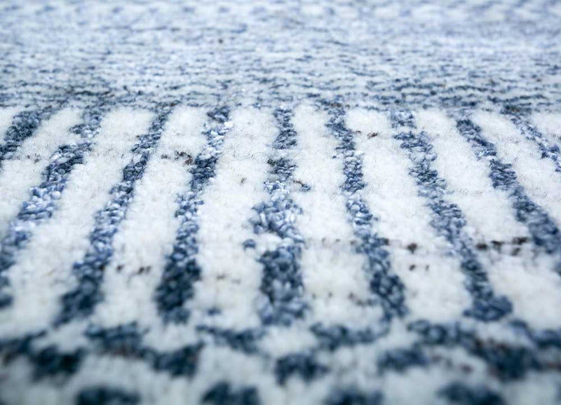 Alfombra de lana - 270 x 180 cm - azul