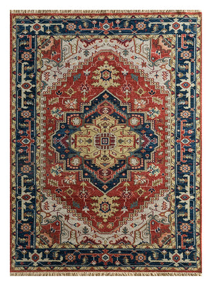 Alfombra de lana - 270 x 180 cm - rojo