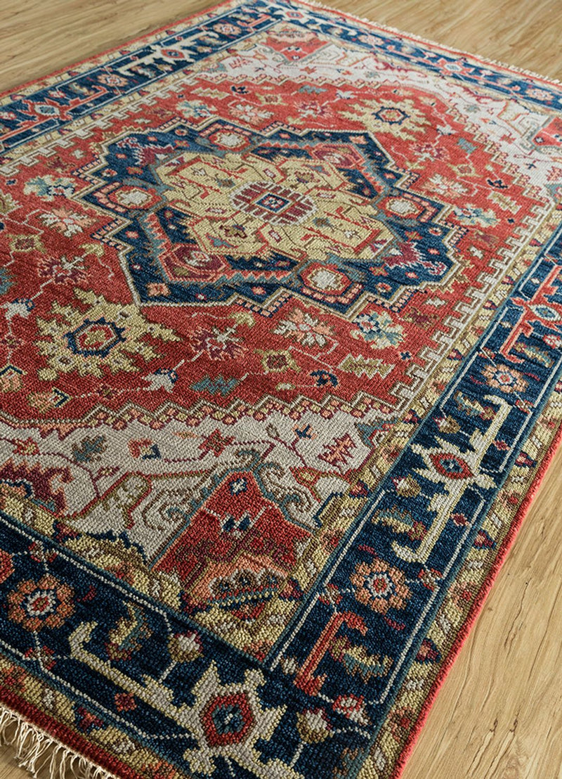 Alfombra de lana - 270 x 180 cm - rojo