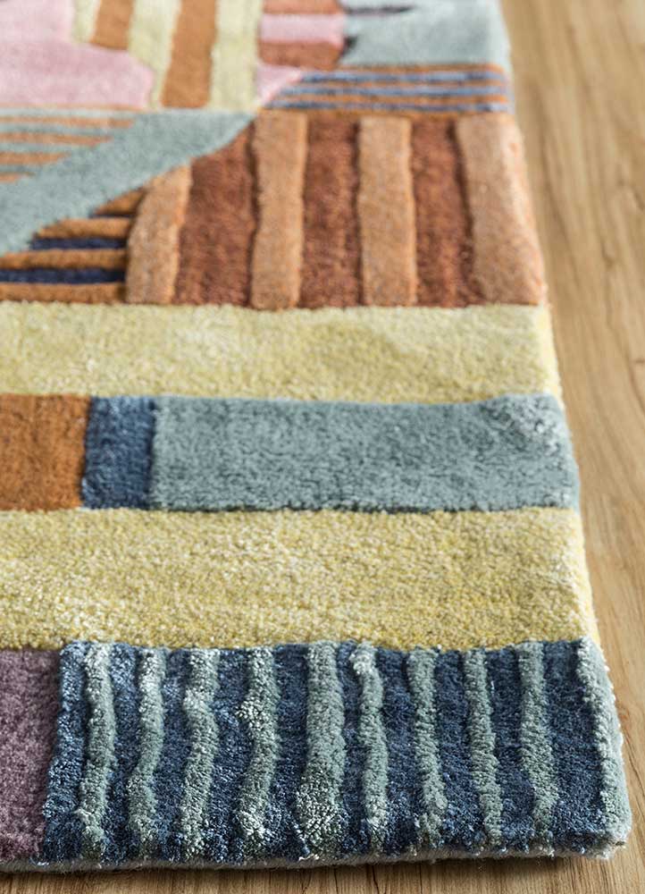 Alfombra de lana - 270 x 180 cm - multicolor