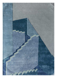 Alfombra de lana - 240 x 150 cm - multicolor